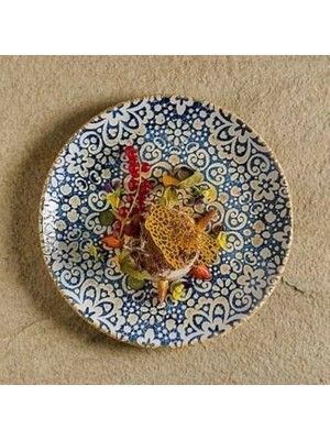 Bonna Porselen Alhambra Gourmet Düz Tabak 19 cm 6'lı