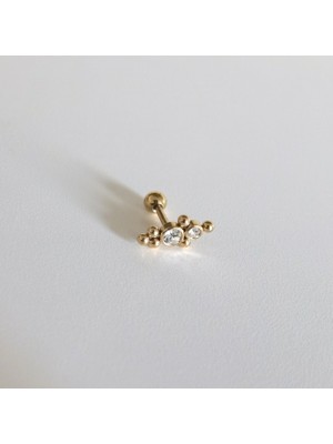 Bylin Cerrahi Çelik Gold Piercing