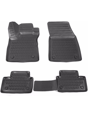 Gold Ford Focus 3 Sedan (2011-2014) 4.5D Elmas Kesim Gzm Havuzlu Araca Özel Oto Paspas