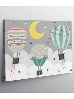 VeraStore Hava Balonu Çocuk Odası Tabloları