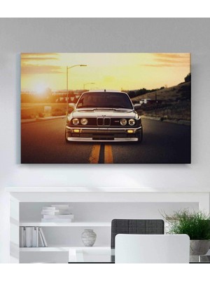 VeraStore Bmw Araba Kanvas Tablo Oturma Odası Ev Ofis Çalışma Dekor