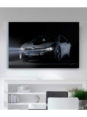 VeraStore Bmw Araba Kanvas Tablo Oturma Odası Ev Ofis Çalışma Dekor