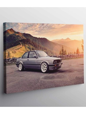 VeraStore Bmw Araba Kanvas Tablo Oturma Odası Ev Ofis Çalışma Dekor
