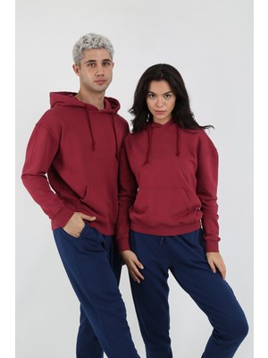 Gebbem  Bordo  Kapşonlu Sweatshirt