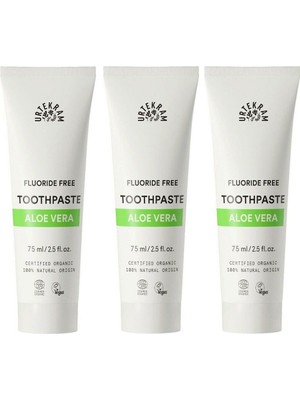 Urtekram Organik Aloe Vera Özlü Diş Macunu 3 x 75 ml