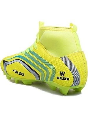 Walked 435 Sarı Çoraplı Krampon Futbol Ayakkabısı