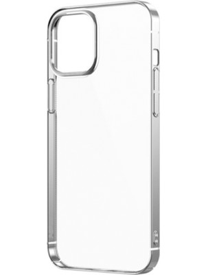 CoverZone iPhone 13 Pro Kılıf Dört Köşe Renkli Pixel Kapak Gümüş