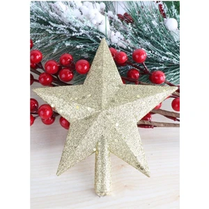 Parti Sürprizi Yılbaşı Çam Ağacı Altın Renk Yıldız Tepelik