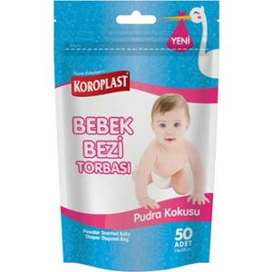 Bebek Bezi Toprbası Pudra Kokulu 50 Poşet 8690741309351