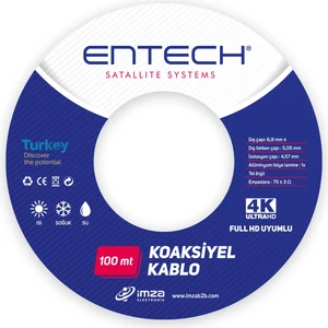 Rg6 Uydu Anten Kablosu - 100 Metre