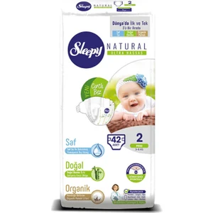 Bebek Bezi 42&#39;li Natural Ultra Hassas 2 Mini 3-6 kg 8681212060369