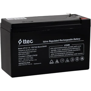12V 7AH Base Bakımsız Kuru Akü