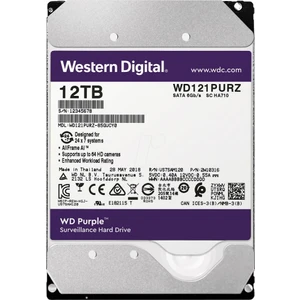 Wd Purple 121PURZ 3,5" 12TB 256MB, 7200 Rpm,  7/24 Güvenlik HDD