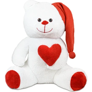 Özgüner Oyuncak Uyku Arkadaşı 80 cm Kırmızı Yastıklı Peluş Ayıcık