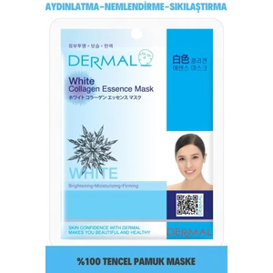 Aydınlatıcı, Nemlendirici, Sıkılaştırıcı  Beyaz Kolajen Maske 23 gr
