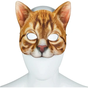Sarman Kedi Kadife Cosplay Maske