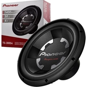 Pıoneer TS-300D4 1400W 4 Ohm 30 cm Subwoofer Çift Bobinli Hoparlör(Bas Hop)