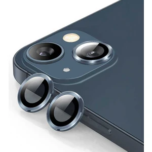Apple iPhone 13 Mini Uyumlu Kamera Cam Koruyucu - Mavi