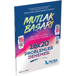 Muba Yayınları Mutlak Başarı 16X20 Problemler Denemesi