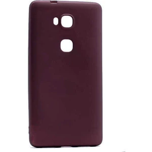 Huawei Gr5 Kılıf Serisi Elden Kaymaz Yumuşak Esnek Bordo