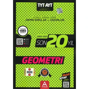 A Yayınları TYT-AYT Geometri Son 20 Yıl Soru ve Çözümleri