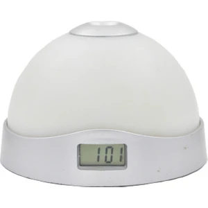 Zszh Tembel Sihirli Renkli Aydınlık Projeksiyon Saati LED Yarımküre Çalar Saat (Yurt Dışından)