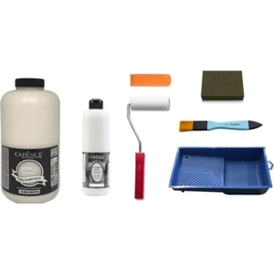 2 Litre Dantel Boya 500 ml Ultimate Glaze Vernik Set