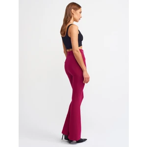 7962 Ispanyol Paça Pantolon-Magenta