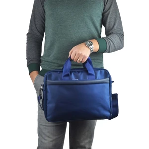 Unisex Kumaş 15" Laptop ve Evrak Çantası - Lacivert