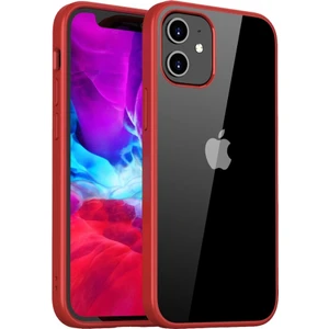 Elit Shine Apple iPhone 12 Mini Kapak Full Kırmızı
