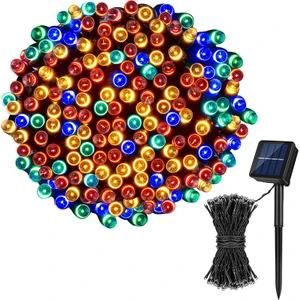 Güneş Enerjili Dize 50/100/200 LED Işık (Yurt Dışından)