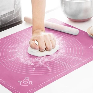 Silikon Hamur Açma Matı Pembe