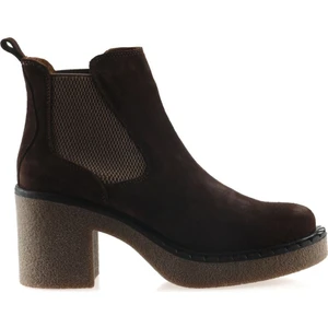 Bueno Shoes Kahverengi Süet Kadın Topuklu Bot