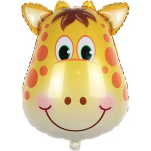 Trend Hediye Sepeti Safari Hayvan Temalı Zürafa Figürlü Folyo Balon