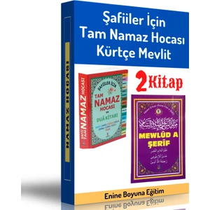 Şafiiler Için Namaz Hocası ve Kürtçe Mevlit Seti
