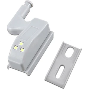 10 Adet LED Sensör Menteşe Işık Dolap Altında Dolap Dolap Mutfak Dolabı Için Dolap Iç Menteşe Lamba -  White Light (Yurt Dışından)