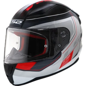 Ls2 Rapıd Slıde Beyaz-Siyah-Kırmızı Kask