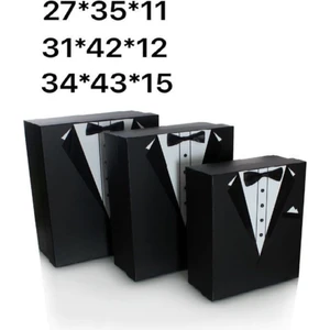 Red Kutu Damat Bohça Çeyiz Kutusu Kolisi ( 3lü Set )
