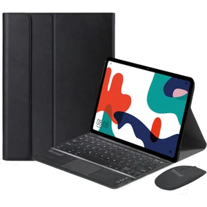 Huawei Matepad 10.4 Inch BAH-W09 Bluetooth Touchpad Klavye + Bluetooth Mouse + Standlı Kılıf - Bkk7