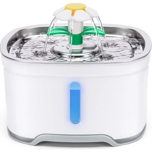 LED Elektrikli USB ile 2.4l Otomatik Pet Kedi Su Çeşmesi (Yurt Dışından)