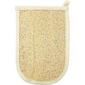 Banlif Doğal Kabak Banyo Eldiveni 14x21 cm Çift Taraflı Pamuk ve Sisal Malzeme