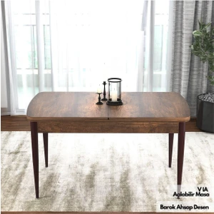 Concept Canisa Via Serisi 80 x 132 cm Açılabilir   Mutfak Masası , Yemek Masası