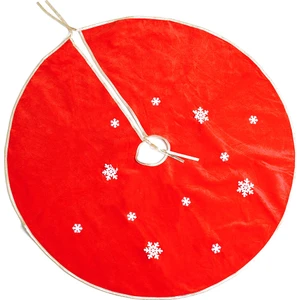 Yılbaşı Kar Motifli Çam Ağacı Altı Örtüsü 90 cm