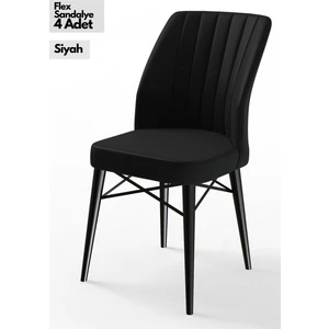Concept Canisa Flex Serisi Gürgen Ayaklı   Sandalye , 4 Adet , Ayaklar Siyah