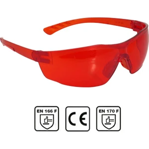 Lazer Epilasyon Estetisyen Koruyucu Gözlük Kırmızı Güvenlik Gözlüğü