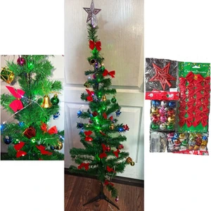 120 cm 41 Parça Süslü Yılbaşı Çam Ağacı Kutulu