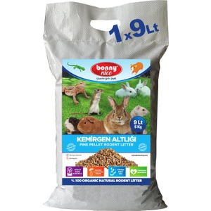 Bonny Nice Doğal Çam Pelet Hamster Kafes Altlığı 5 kg 10 Lt