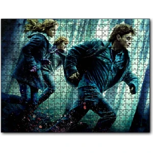 Caka Tablo Cakapuzzle Harry Potter ve Ölüm Yadigarları Kaçış Görseli 255 Parça Puzzle Yapboz Mdf (Ahşap)