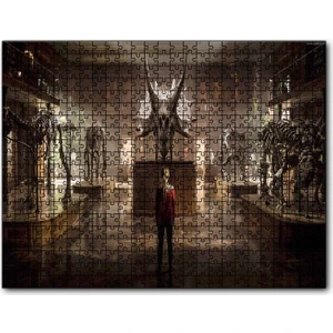 Caka Tablo Cakapuzzle Jurassic World Kayıp Krallık Iskelet Müzesi 120 Parça Puzzle Yapboz Mdf (Ahşap)