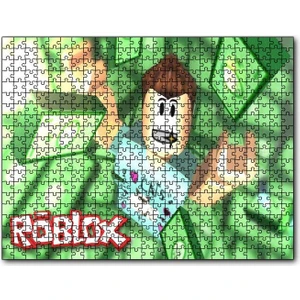 Caka Tablo Cakapuzzle Mutlu Röblox Görseli 500 Parça Puzzle Yapboz Mdf (Ahşap)